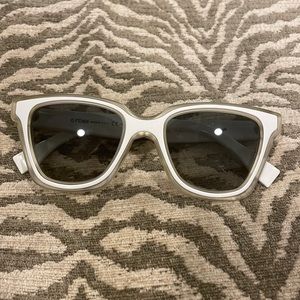 Fendi white sunglasses